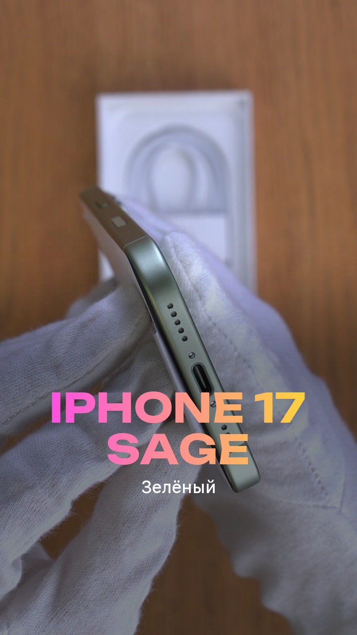 Apple iPhone 17 256Gb Sage (Зелёный) Nano-sim + eSim