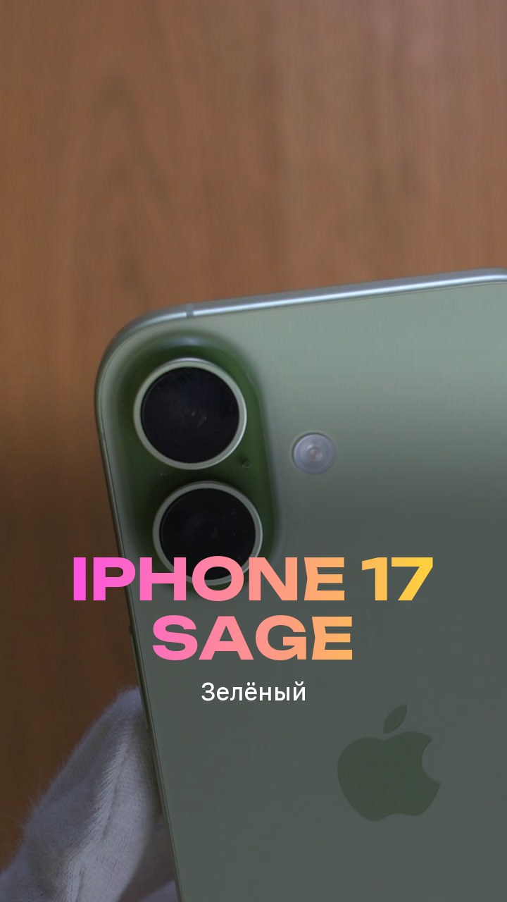 Apple iPhone 17 256Gb Sage (Зелёный) Nano-sim + eSim