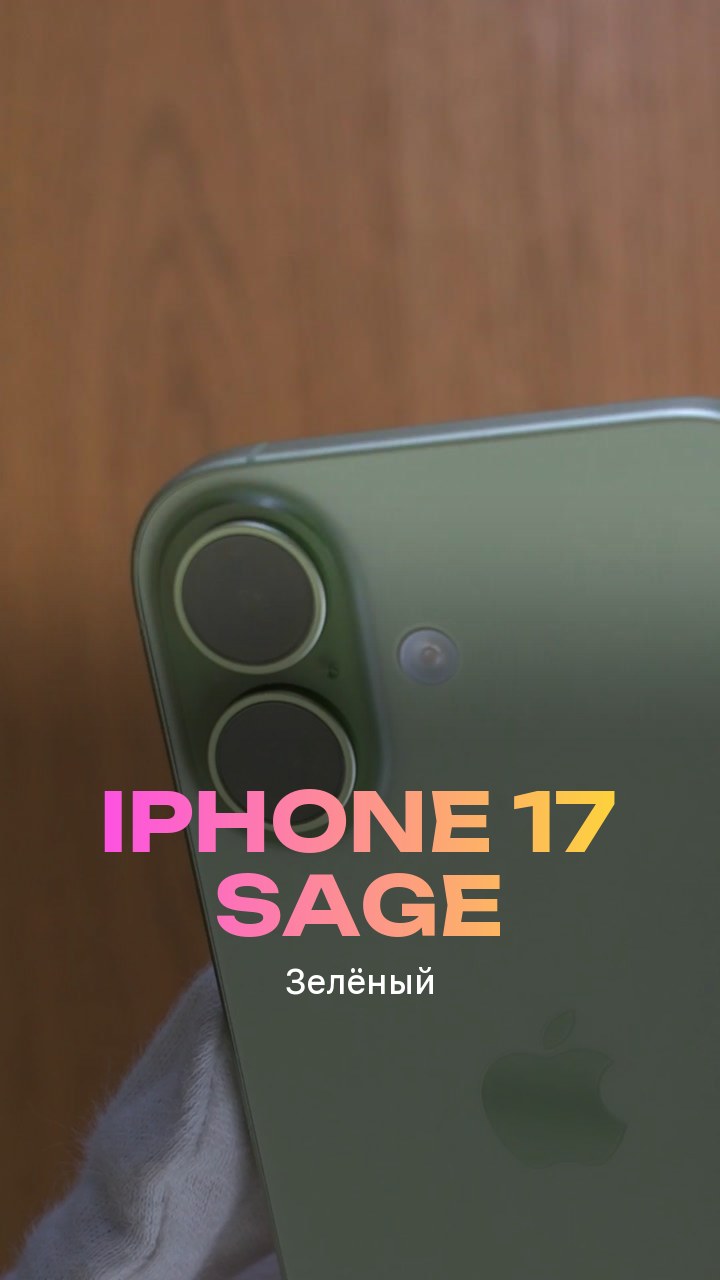 Apple iPhone 17 256Gb Sage (Зелёный) Nano-sim + eSim