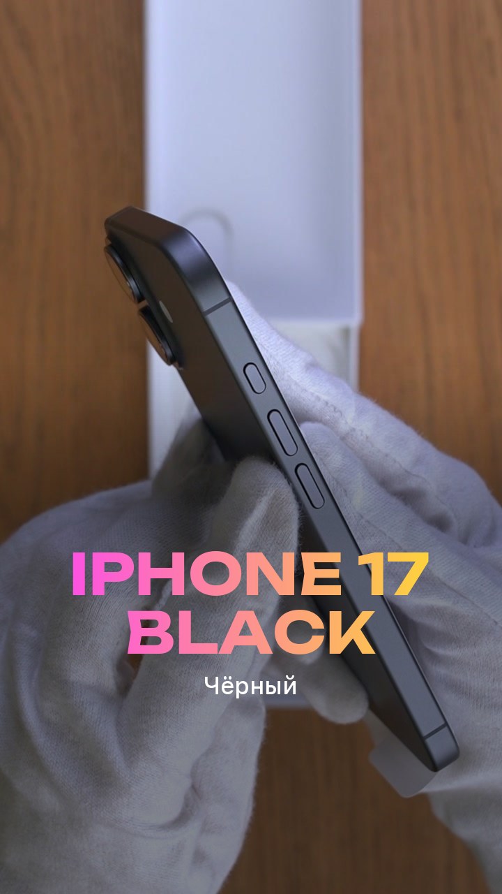 Apple iPhone 17 256Gb Black (Чёрный) eSim + eSim