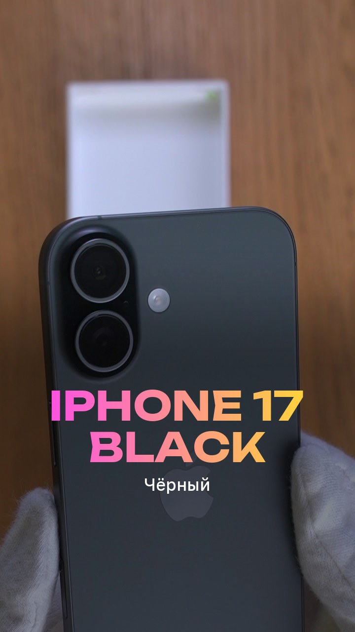 Apple iPhone 17 256Gb Black (Чёрный) eSim + eSim
