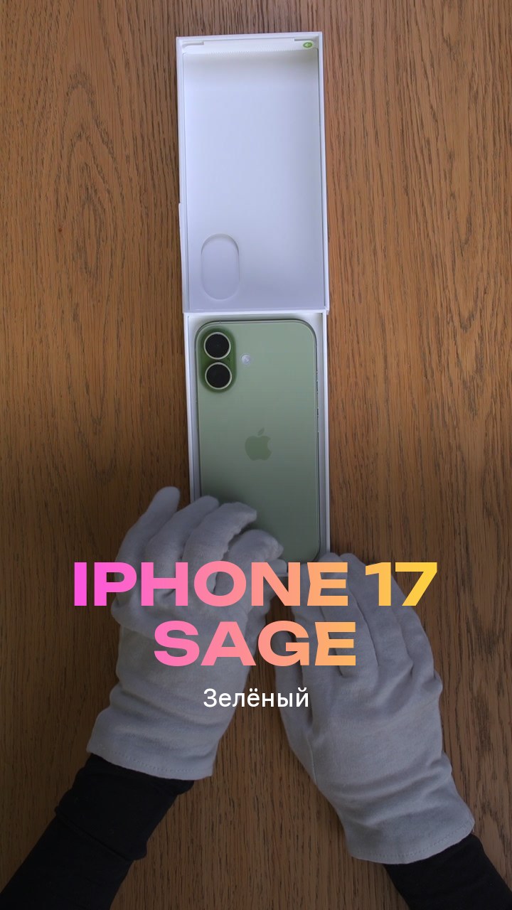 Apple iPhone 17 256Gb Sage (Зелёный) eSim + eSim