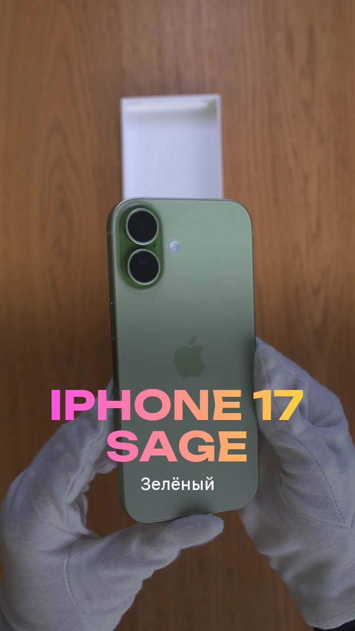 Apple iPhone 17 256Gb Sage (Зелёный) eSim + eSim