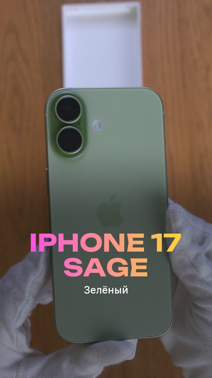 Apple iPhone 17 256Gb Sage (Зелёный) eSim + eSim