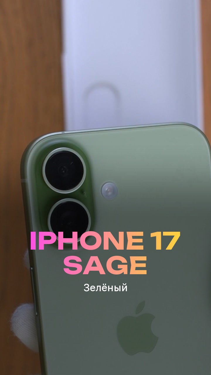 Apple iPhone 17 256Gb Sage (Зелёный) eSim + eSim