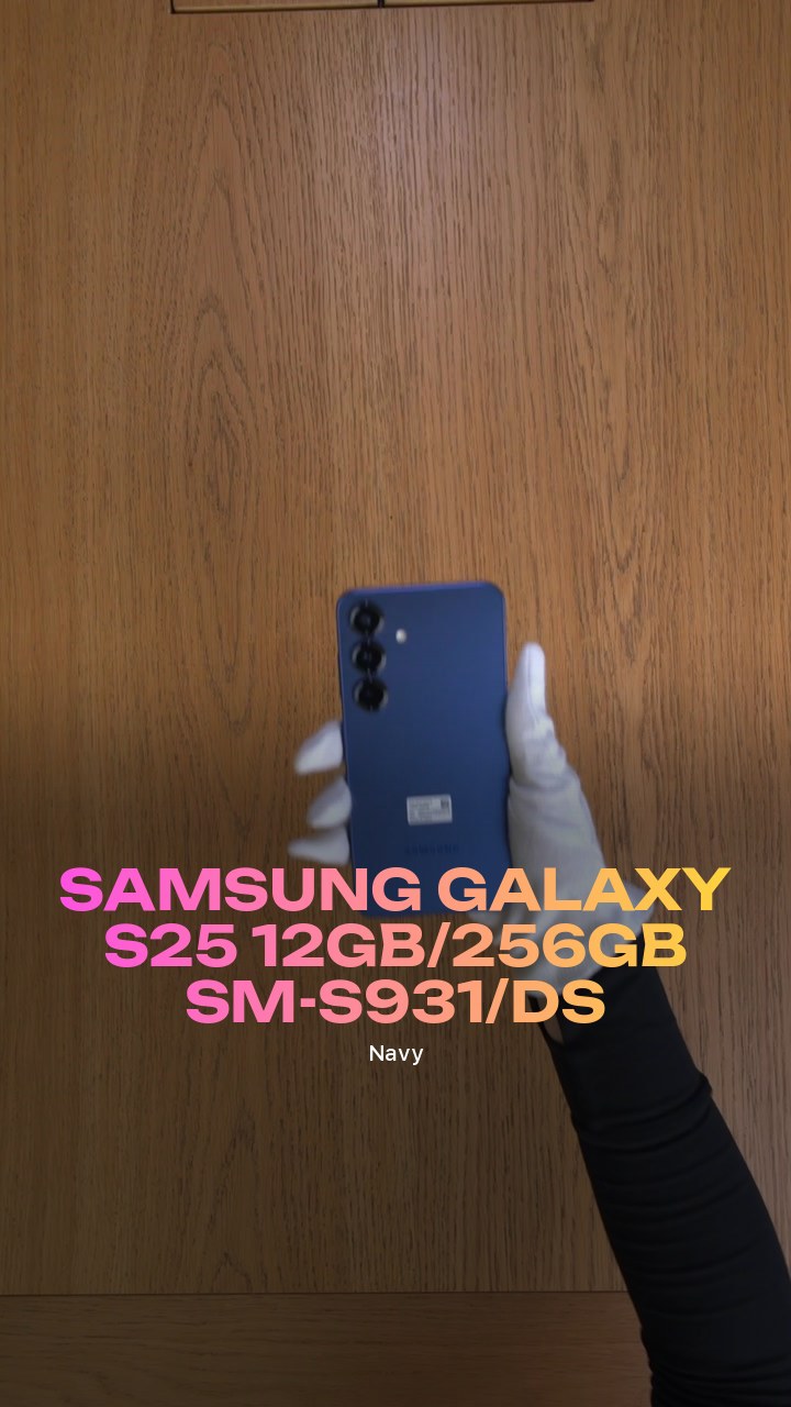 Смартфон Samsung Galaxy S25 5G 12Gb/256Gb (Navy) SM-S931/DS (Dual Nano-sim + eSim)