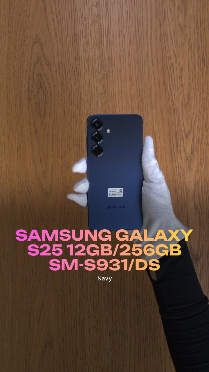 Смартфон Samsung Galaxy S25 5G 12Gb/256Gb (Navy) SM-S931/DS (Dual Nano-sim + eSim)