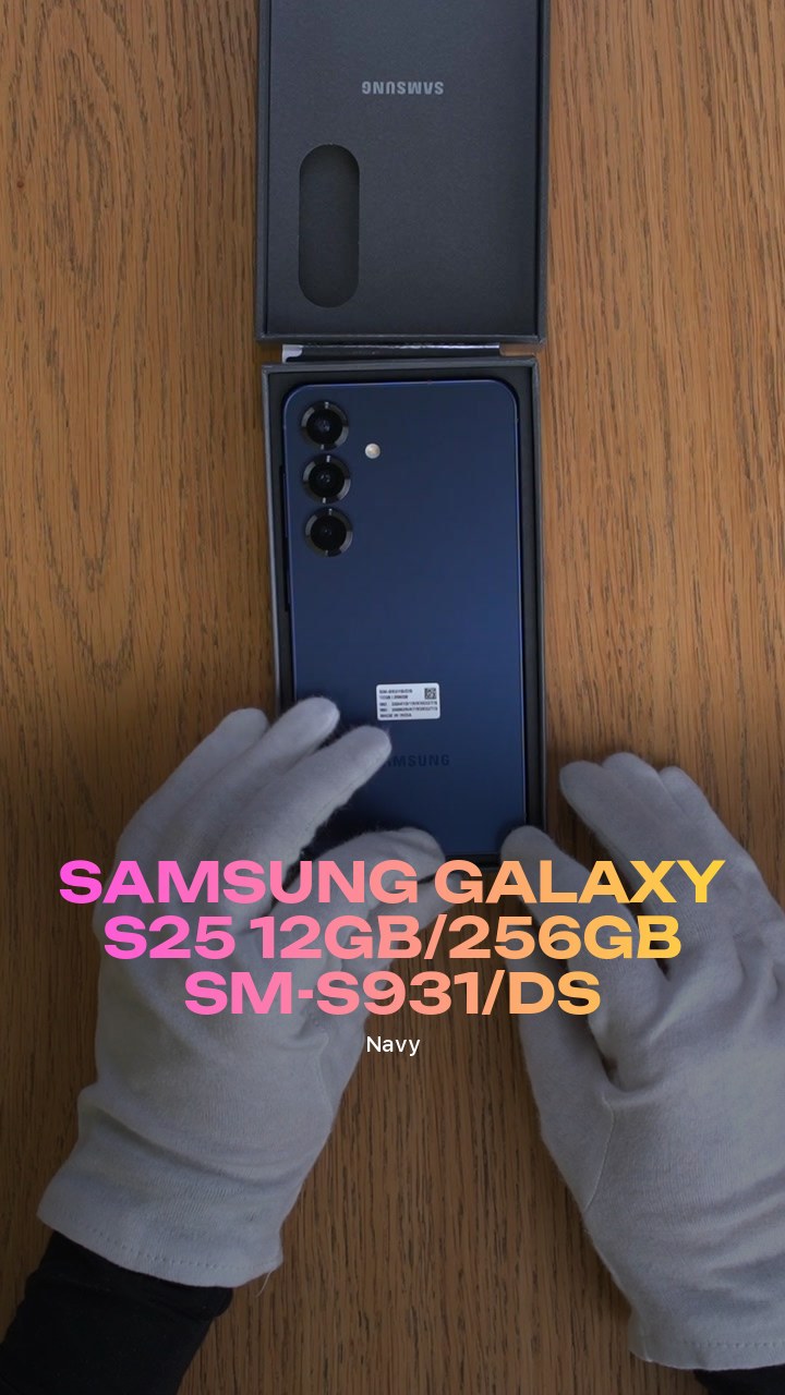 Смартфон Samsung Galaxy S25 5G 12Gb/256Gb (Navy) SM-S931/DS (Dual Nano-sim + eSim)