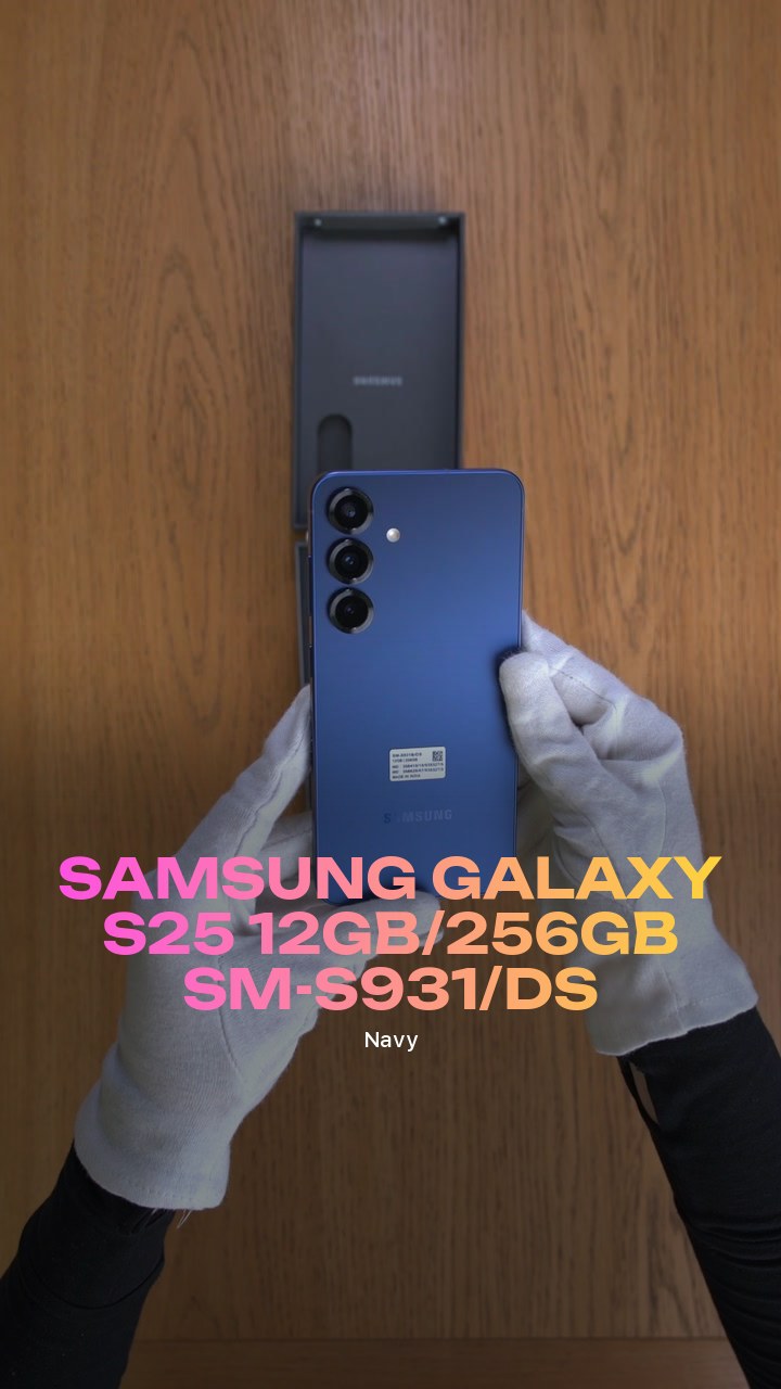 Смартфон Samsung Galaxy S25 5G 12Gb/256Gb (Navy) SM-S931/DS (Dual Nano-sim + eSim)