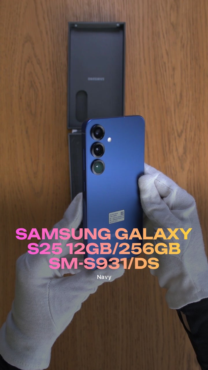 Смартфон Samsung Galaxy S25 5G 12Gb/256Gb (Navy) SM-S931/DS (Dual Nano-sim + eSim)