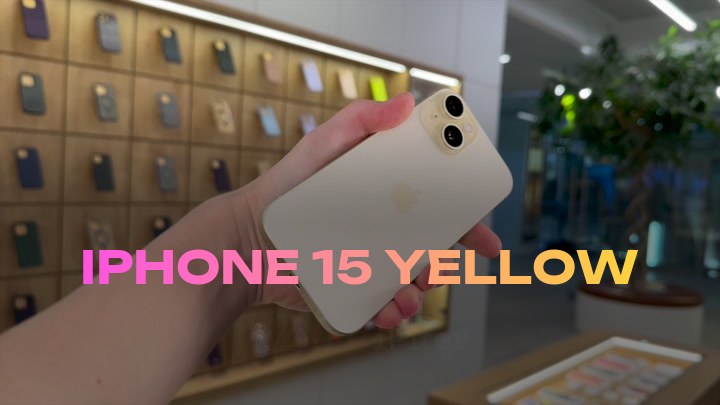 iPhone 15 Yellow