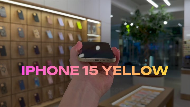 iPhone 15 Yellow