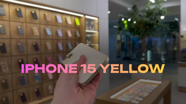 iPhone 15 Yellow