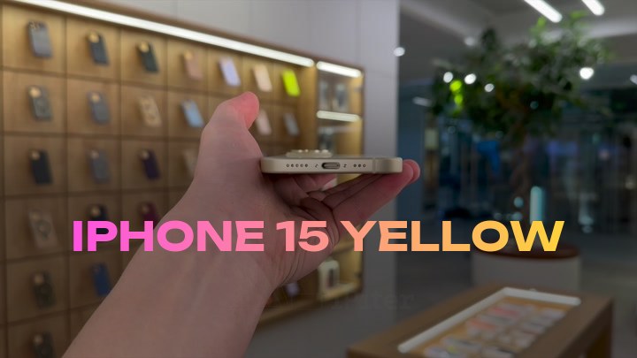 iPhone 15 Yellow