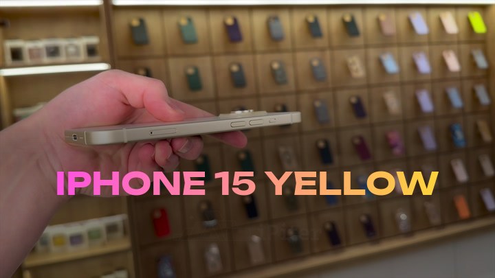 iPhone 15 Yellow