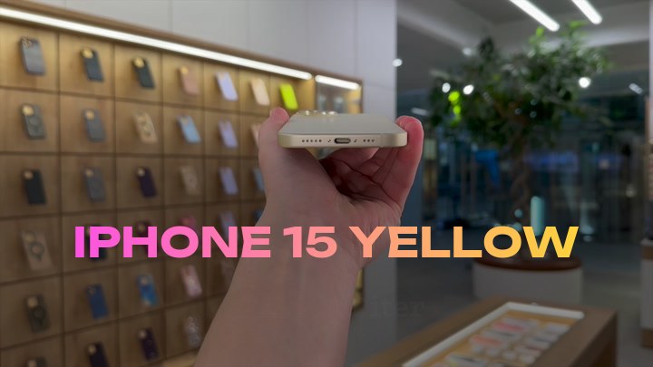 iPhone 15 Yellow