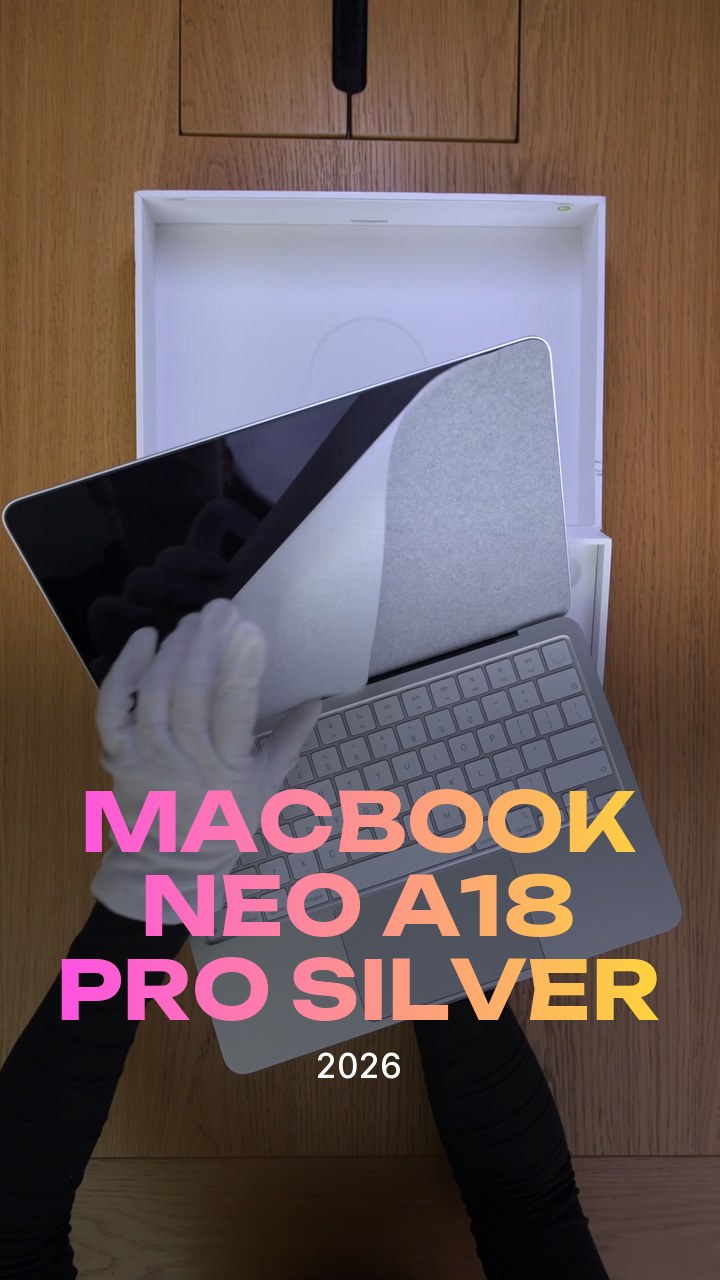 Apple MacBook Neo (2026) A18 Pro (6CPU/5GPU/8GB/512GB) Silver (MHFC4)