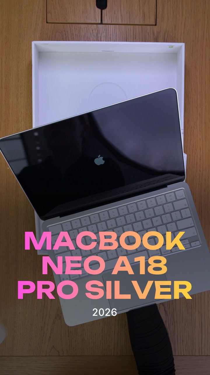 Apple MacBook Neo (2026) A18 Pro (6CPU/5GPU/8GB/512GB) Silver (MHFC4)
