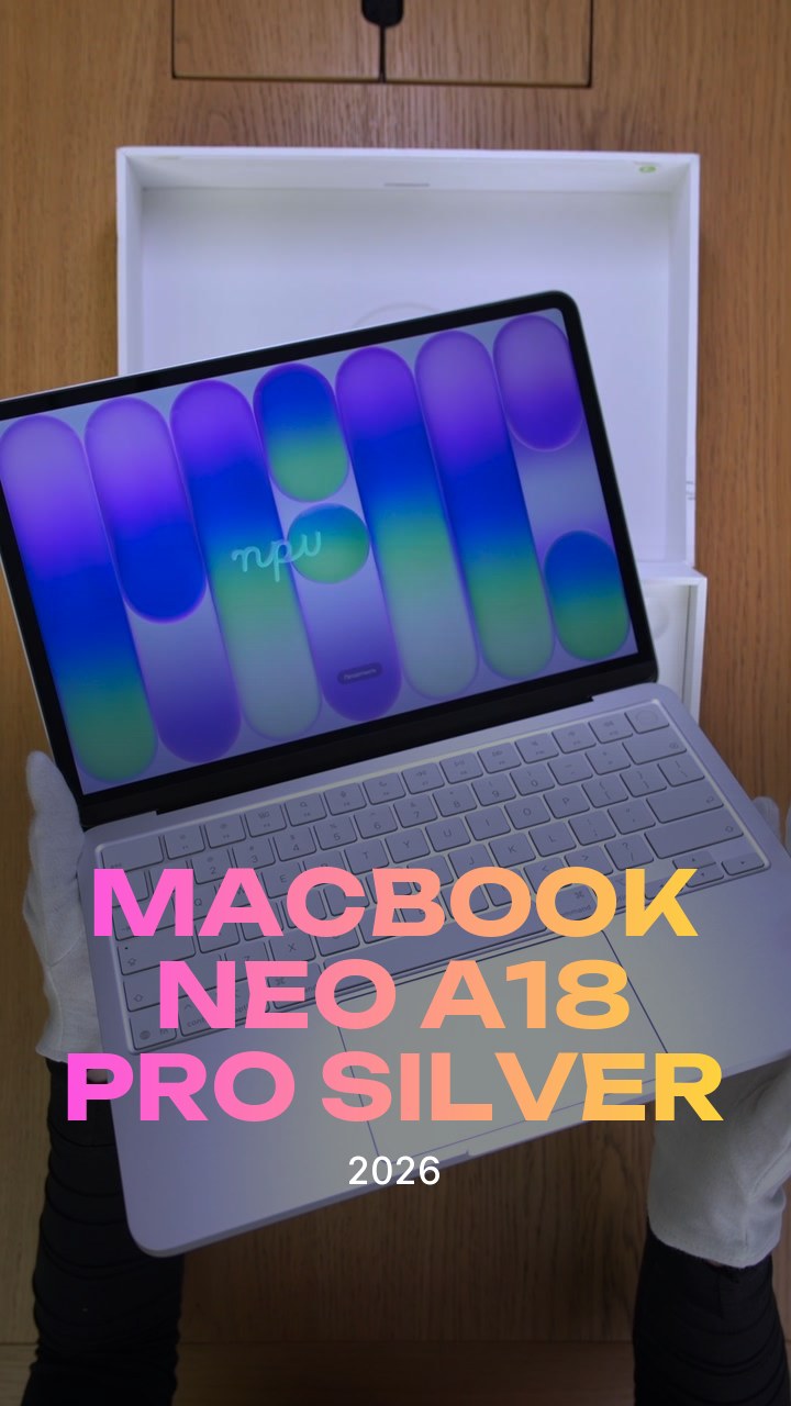 Apple MacBook Neo (2026) A18 Pro (6CPU/5GPU/8GB/512GB) Silver (MHFC4)