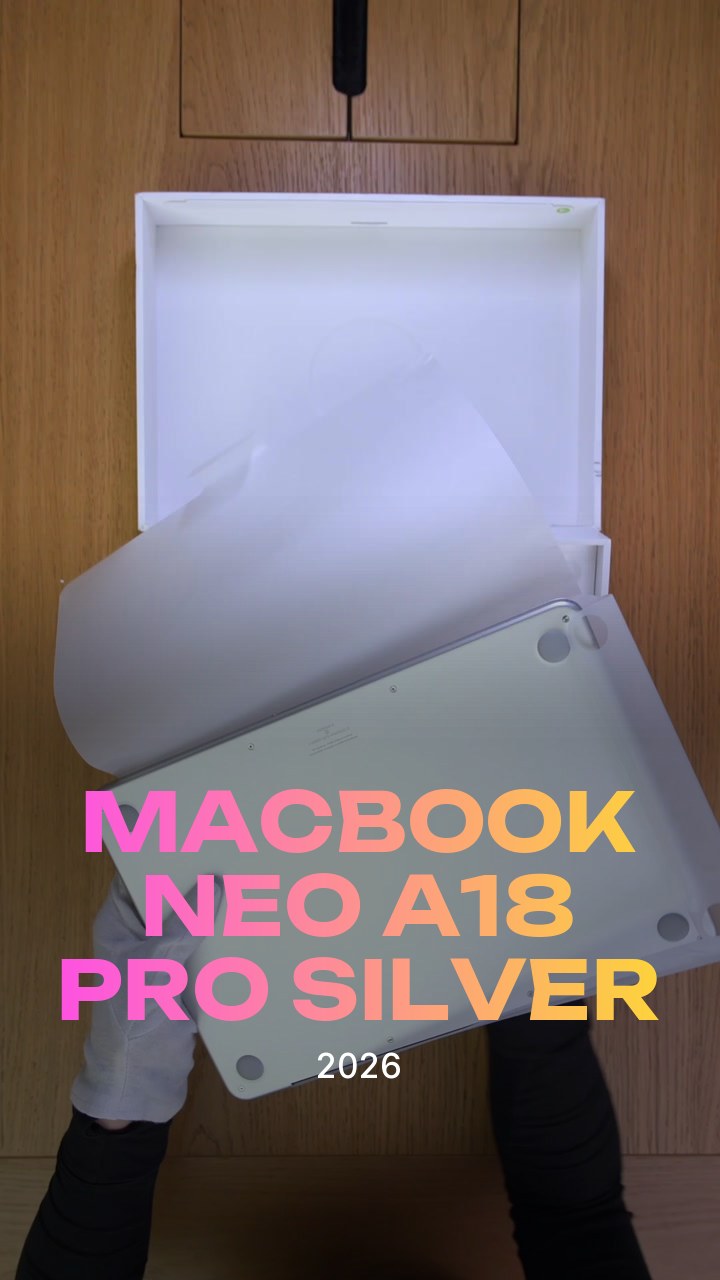 Apple MacBook Neo (2026) A18 Pro (6CPU/5GPU/8GB/512GB) Silver (MHFC4)