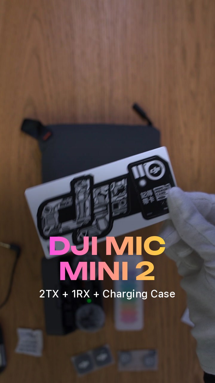 DJI Mic Mini 2 (2TX + 1RX + Charging Case)