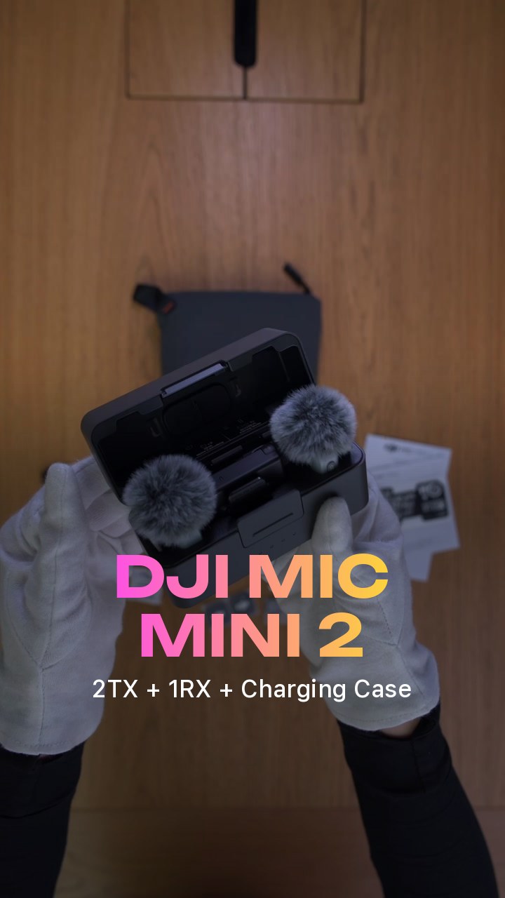 DJI Mic Mini 2 (2TX + 1RX + Charging Case)