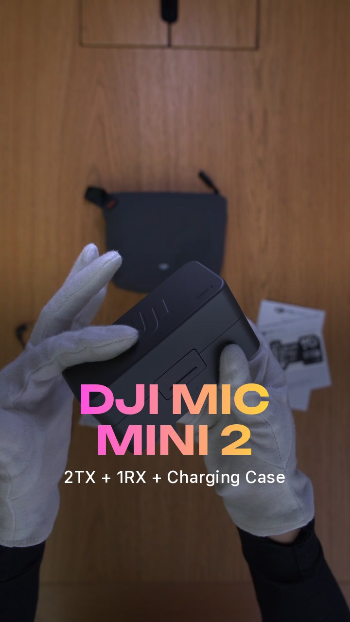 DJI Mic Mini 2 (2TX + 1RX + Charging Case)