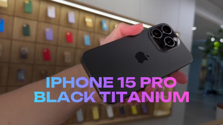 iPhone 15 Pro Black Titanium