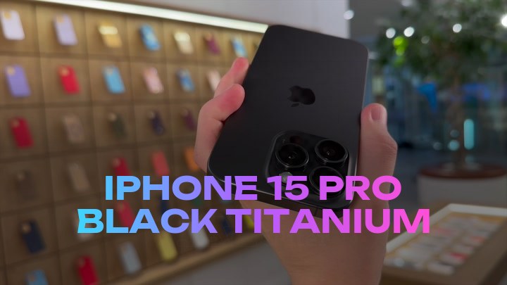 iPhone 15 Pro Black Titanium