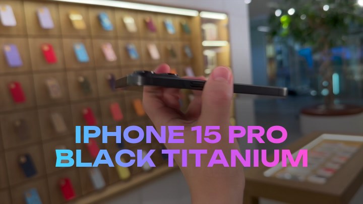 iPhone 15 Pro Black Titanium