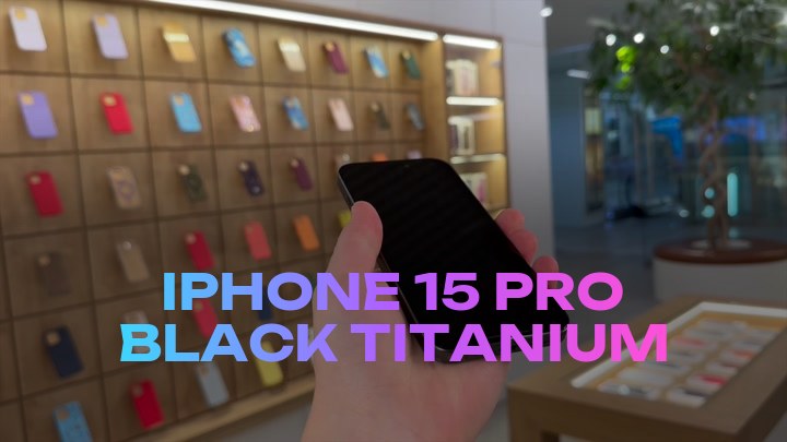 iPhone 15 Pro Black Titanium