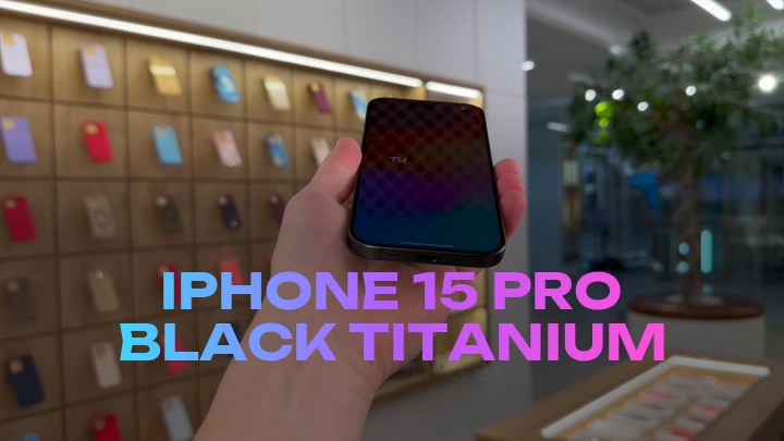 iPhone 15 Pro Black Titanium