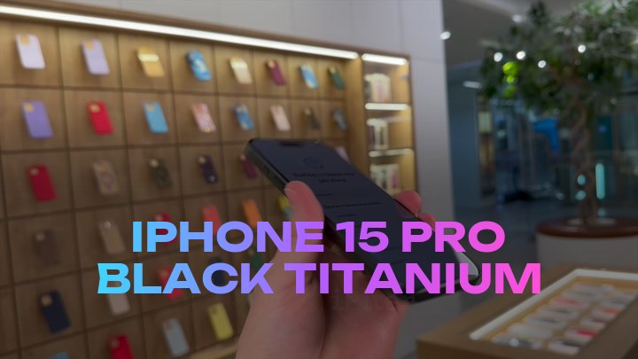 iPhone 15 Pro Black Titanium