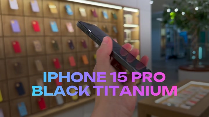 iPhone 15 Pro Black Titanium