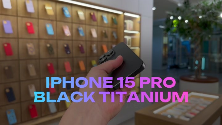 iPhone 15 Pro Black Titanium