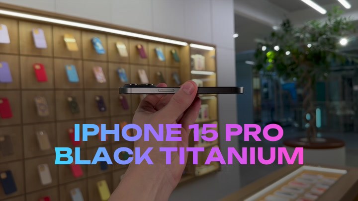 iPhone 15 Pro Black Titanium