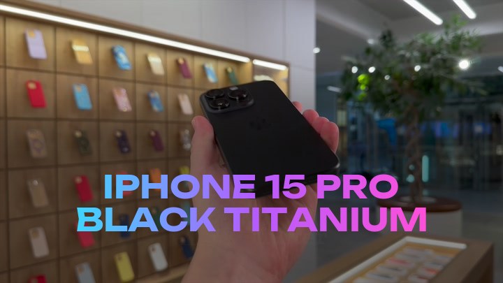 iPhone 15 Pro Black Titanium