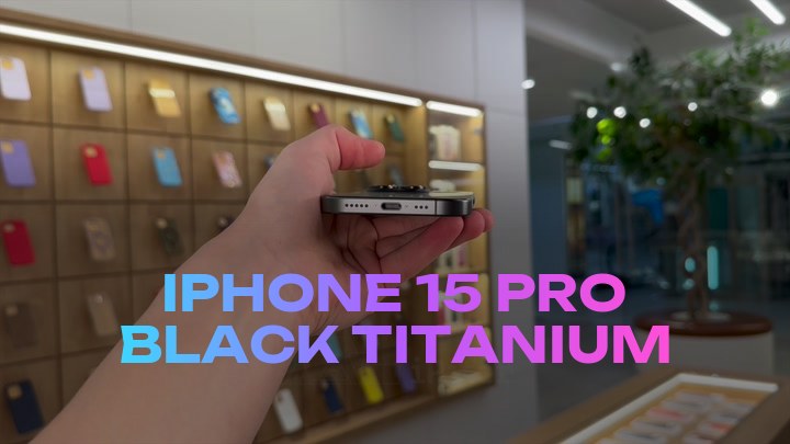 iPhone 15 Pro Black Titanium
