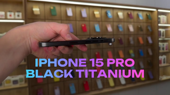 iPhone 15 Pro Black Titanium