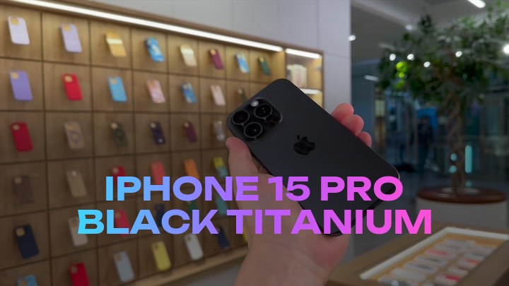 iPhone 15 Pro Black Titanium