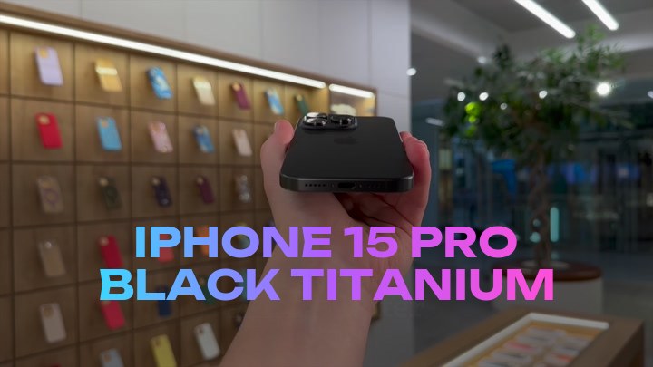 iPhone 15 Pro Black Titanium