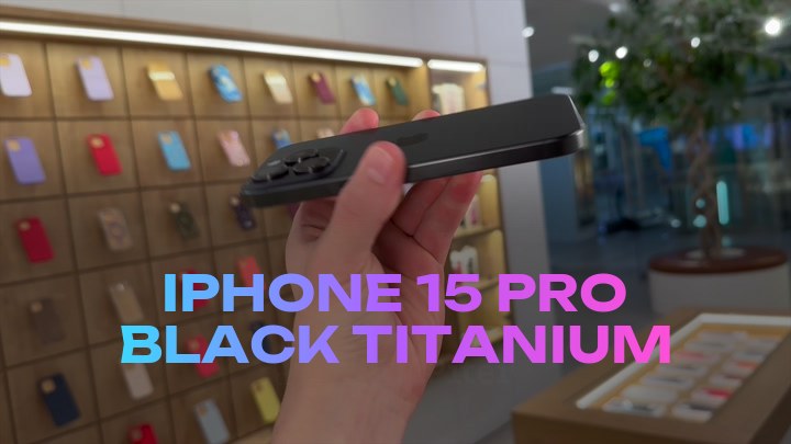 iPhone 15 Pro Black Titanium