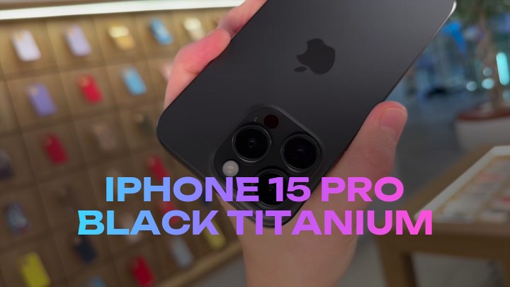 iPhone 15 Pro Black Titanium