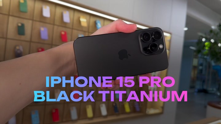 iPhone 15 Pro Black Titanium