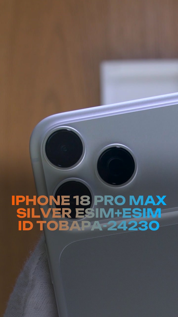iPhone 18 Pro Max 256GB Silver eSim+eSim