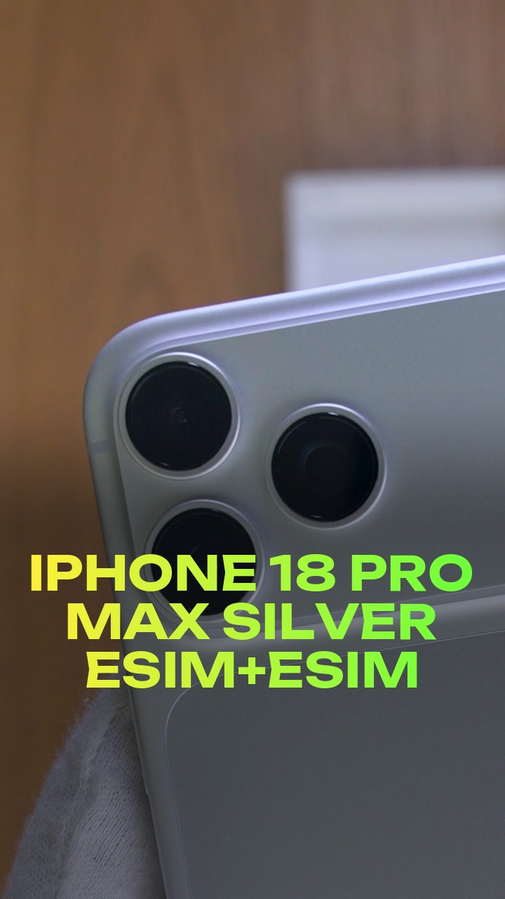 iPhone 18 Pro Max Silver eSim+eSim