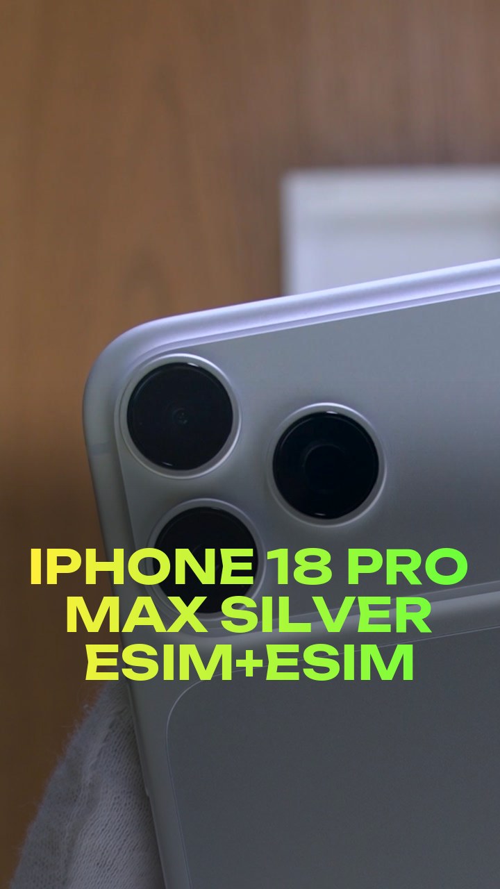 iPhone 18 Pro Max Silver eSim+eSim