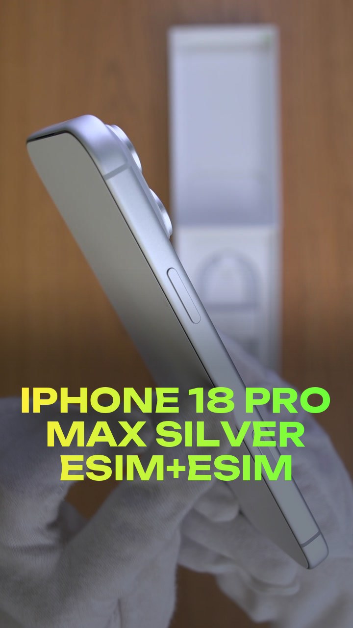 iPhone 18 Pro Max Silver eSim+eSim