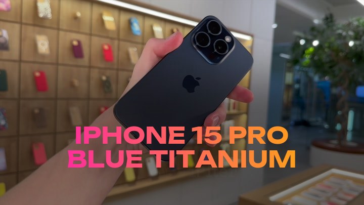 iPhone 15 Pro Blue Titanium