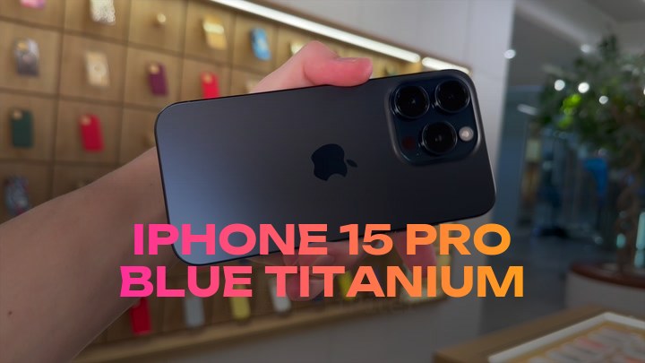 iPhone 15 Pro Blue Titanium
